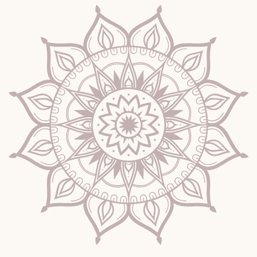 Lila Mandala für dasein neu als Deko-Element